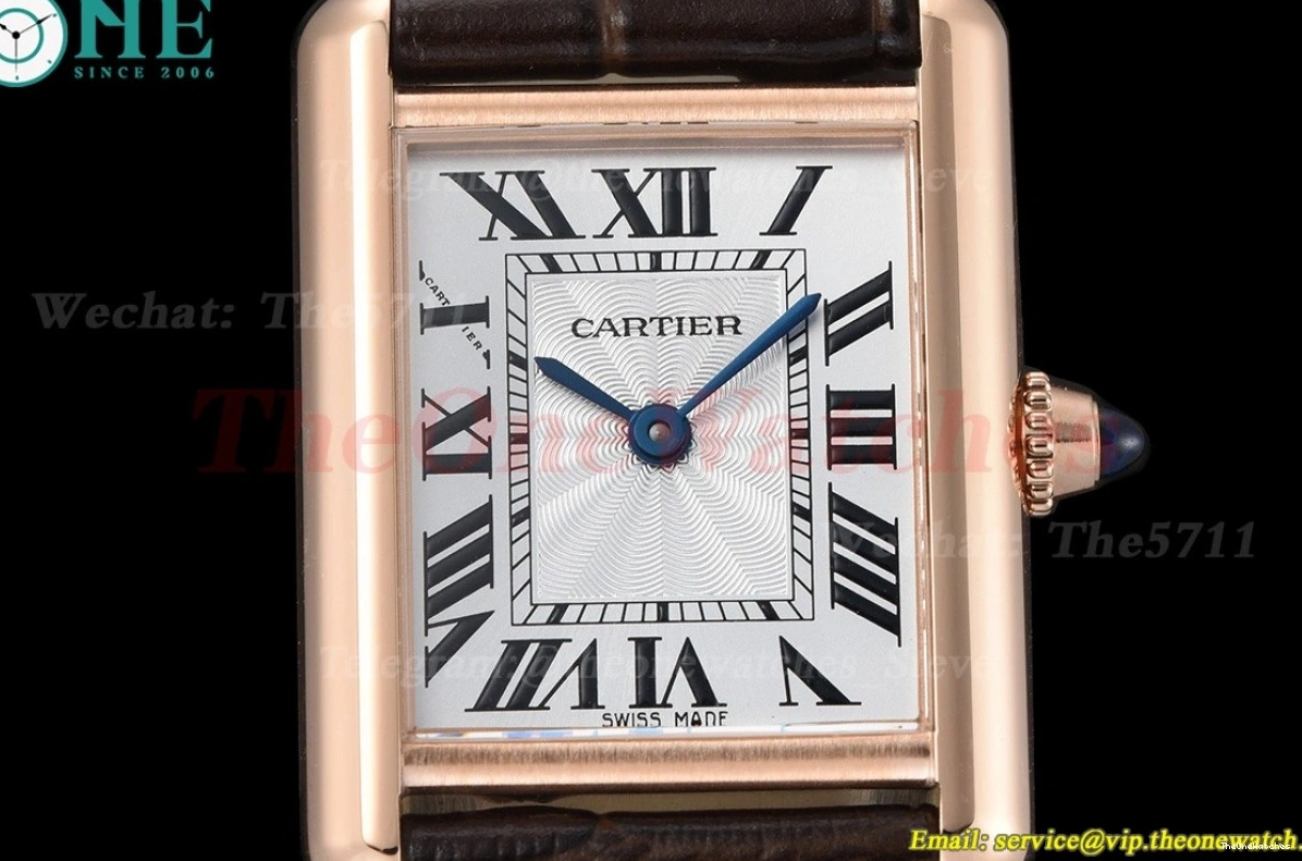 F1F Tank White Louis LE Brown RG 22mm Dial Quartz 0114